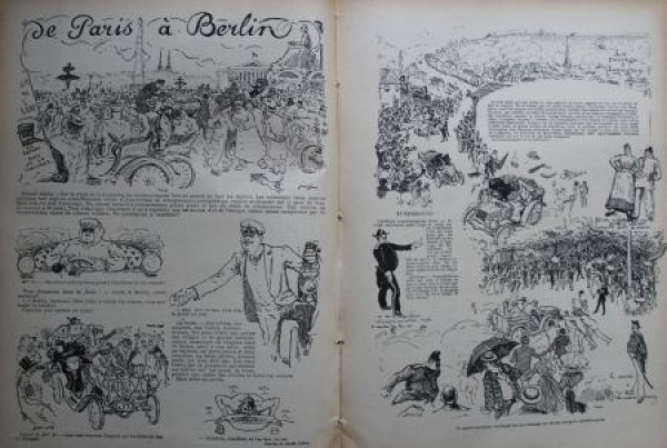 "Le Rire" Motorracing-Magazine Race Paris-Berlin 1901 (2844)